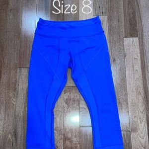 Lululemon Cropped Leggings- Size 8